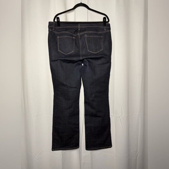 Old Navy Boot-Cut Dark Indigo Jeans - Stylish 90s Baggy - Picture 2 of 4